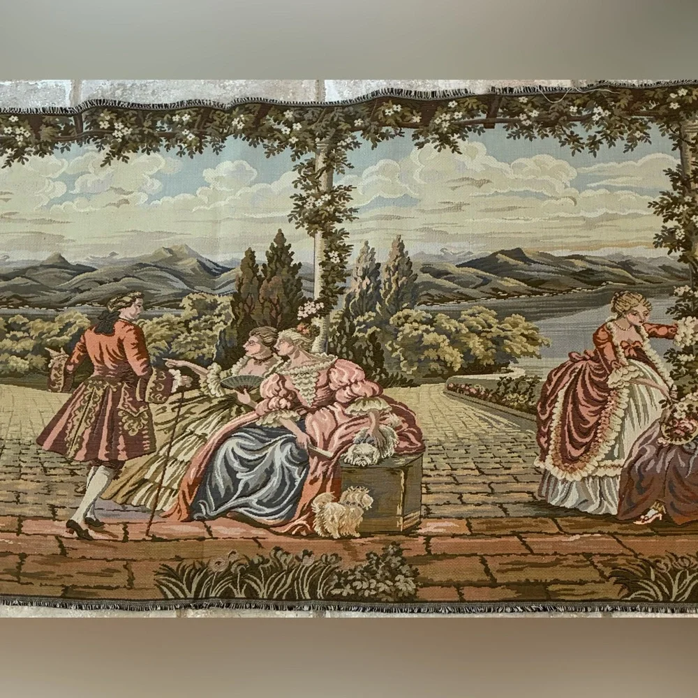 15:04  Vintage Woven Italian Tapestry. XL Wall Art
